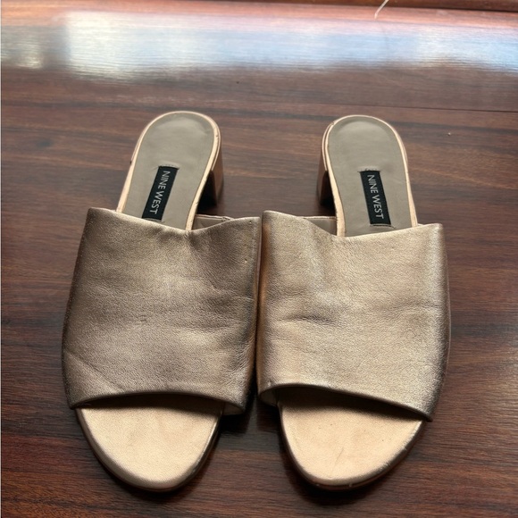 Nine West Shoes - Nine West Brown Mules Elegant Slip-On Design